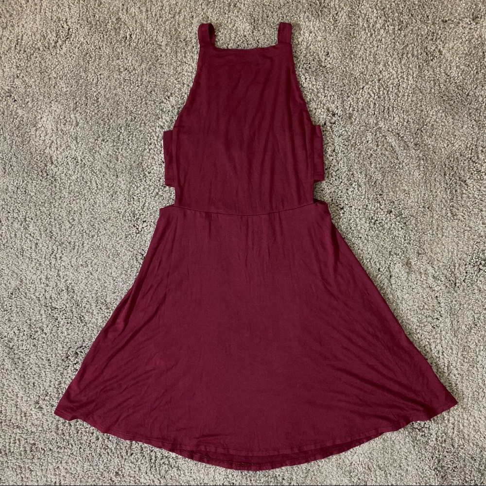 American Eagle Soft & Sexy Burgundy Dress